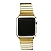 eoso Apple Watch Band, Stainless Steel Metal Watch Replacement Bracelet for iWatch Wristband Sport Bracelet for Apple Watch (42mm, Bracelet Gold 2017)