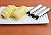 12 Pieces Stainless Steel Cannoli Form Tubes 5 Inches, Diagonal Shaped