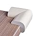 Foam Corner Protectors | 8-Pack Foam Caring Corner Guards by The Hamptons Baby | Safety Furniture Bumpers | Long Lasting, Pre-Applied Adhesive | Sharp Corner Cushions (White)