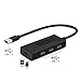 Rocketek Multi USB 3.0 Hub 3-Port Portable Data USB Hub Adapter, Docking Station and SD/TF Memory Card Reader Adapter Combo Adapter with Extra Micro USB Power Port for laptops, Tablets and ultrabooks