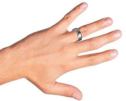 Wide Polished Beveled Edge Brushed Matte Couples