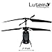 Lutema 2.4GHz Heligram Flight Simulator Remote Control Helicopter with LED SkyText Technology, Red