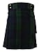 UT Kilts Men's Standard Tartan Utility Kilt, Modern Scottish Kilt for Everyday Wear, Tactical Kilts with Adjustable Hip Straps & Cargo Pockets for Men, Black Watch, 34