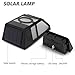 Derlights Solar Wall Lights Outdoor, Waterproof Solar Fence Light for Landscape Garden Yard Lawn Fence Deck Roof Lighting Decoration (4pcs)