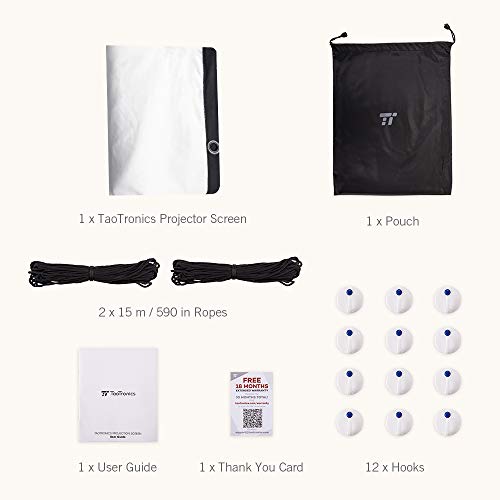 6 TaoTronics+TT+HP023N+Inch+Projector+Screen