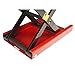 Dragway Tools 1100 LB Wide Deck Motorcycle Center Scissor Lift Jack Hoist Stand Bikes ATVs
