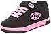 Heelys Dual Up Skate Shoe (Little Kid/Big Kid), Black/Pink, 3 M US Little Kid