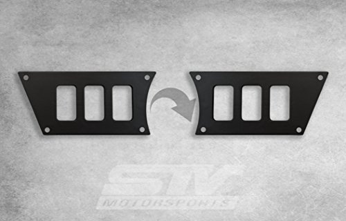 image for STV Motorsports Custom Aluminum Black Dash Panel for Polaris RZR XP 10