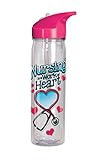 Spoontiques Nurse Flip Top Bottle, 18 ounces, Clear