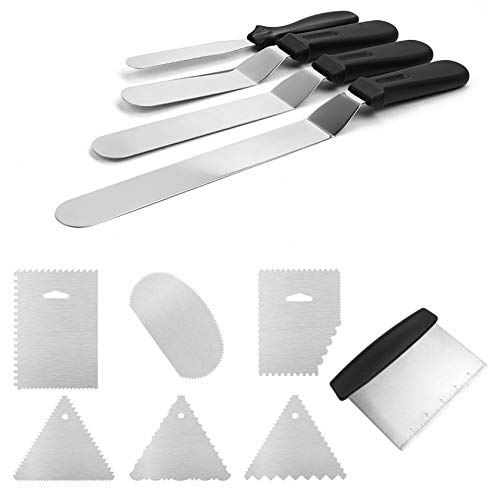 Freehaw Angled Icing Spatulas Decorating Spatulas Set Baking