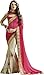Rewa Enterprises Women's Fashionable Saree Free Size White,Pink,Free Size