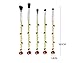 5 pcs Roses Cosmetic Brushes for Makeup Face Powder Make Up Brushes Makeup Brush Tools