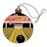 GRAPHICS & MORE Bowling Alley Ball Pins Wood
