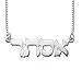 MyNameNecklace Women's Personalized Hebrew Necklace - Pendant Custom Made