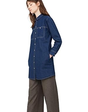 Mango Women's Pocket Denim Dress