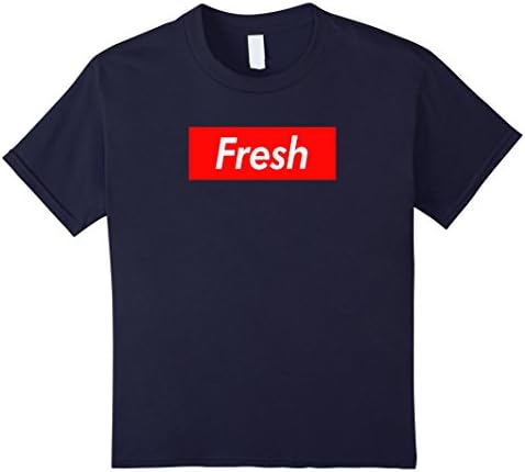 Kids Fresh Box Logo 10 Navy