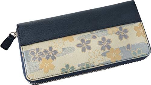 Hatsukimono 長財布 西陣織 レディース 女性 メンズ 男性 栃木レザー 高級 本革 牛革 日本製