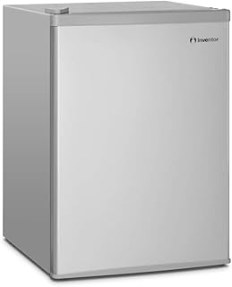 Inventor Mini-Kühlschrank 66L, Energieklasse A+, Silberne Farbe, Leise und ideal für Hotels, Studentenzimmer,Schlafzimmer und kleine Wohnungen.
