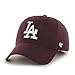 '47 Los Angeles Dodgers MLB Baseball Cap Dark Maroon MVP Brand Adjustable Hat