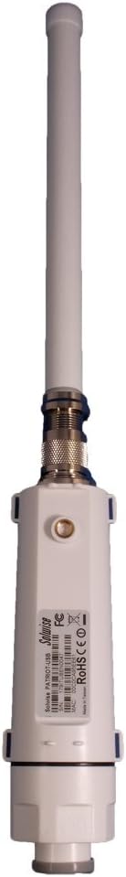 Solwise Patriot Outdoor USB 5dBi Omni Antenna CPE 11n 2.4GHz 150Mbps MIMO with 5m USB Cable, White - Image 4