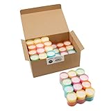 Stonebriar Multicolor Tea Light Candles, 6 to 7 Hr Extended Burn Time, 96 Pack