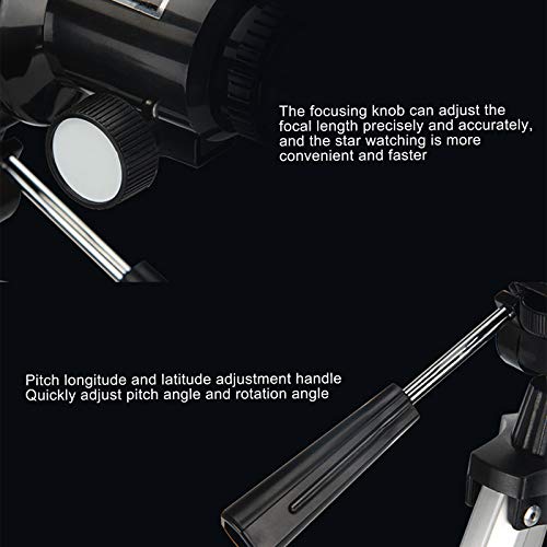 41kXcHZ5M0L CreazyDog, Astronomy 400mm(f/5.7) Telescope for Kids & Adults 70mm Refractor with Finder Scope & Tripod to Observe Moon and Planet - Image 6