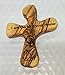 Olive Wood Prayer Cross: Hand Held Cross Made to Perfectly Fit in Your Hand by Bethlehem Gifts TM (Lord, Your Healer)