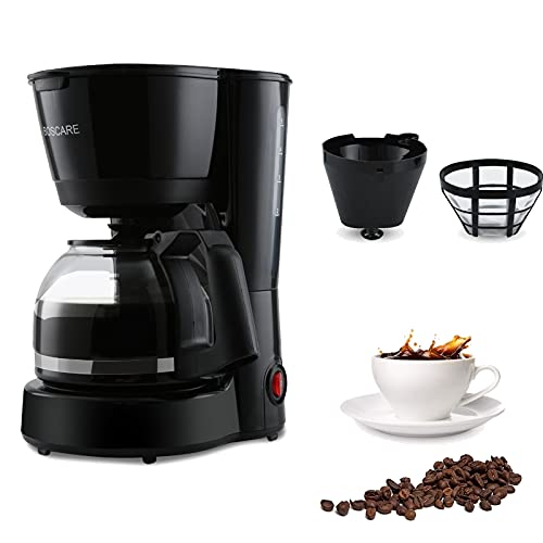 4Cup Coffee Maker, Small Drip Coffeemaker Compact Coffee Pot Brewer