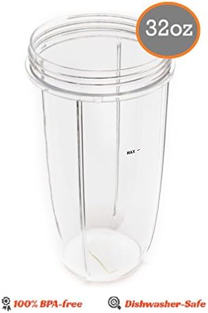 Nutri Bullet 32 oz. Large Cup Replacement Part for NutriBullet 600W 900W