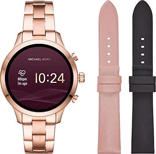 Michael-Kors-Damen-Smartwatch-mit-Edelstahl-Armband-MKT5054