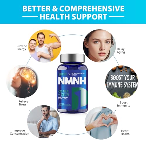 NMNH Supplement 1000mg, 120PCS Ultra NAD+ Alternative Supplement, Boosting Riboside for Cellular Energy, Metabolism & Repair
