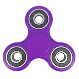 Tri-Spinner Fidget Toy Hands Spinner Stress Reducer (purple)
