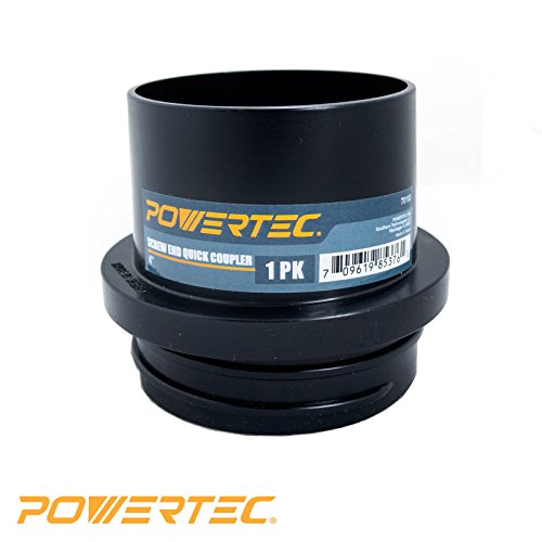 POWERTEC 70193 Screw End Quick Coupler, 4"
