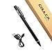 Gouler Active Stylus Digital Pen, High-precision 1.6mm Capacitive Pen with Copper Tip for iPad 1/2/3/mini/pro, iPhone X/8/8 Plus, Samsung Tablets and Other Capacitive Touch Screen Devices (Black)