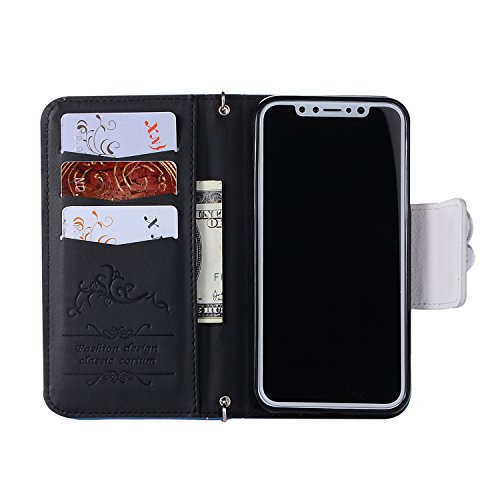 image for iPhone 8 Women Case, iPhone 7 Case, DMaos Luxurious 3D Flower Ball Fli