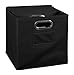 Niche Set of 6 Cubo Foldable Fabric Bins- Black