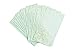 Sugar & Cloth Rectangle Paper Napkins, Mint with Gold Stripe, 32 Count