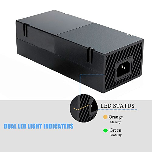 image for Chansea Xbox One Power Supply Brick, AC Adapter Replacement Charger Co