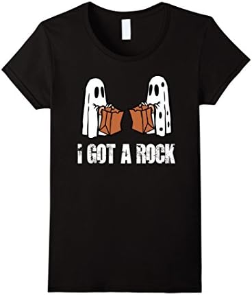 Womens I got a rock Halloween T-Shirt Large Black