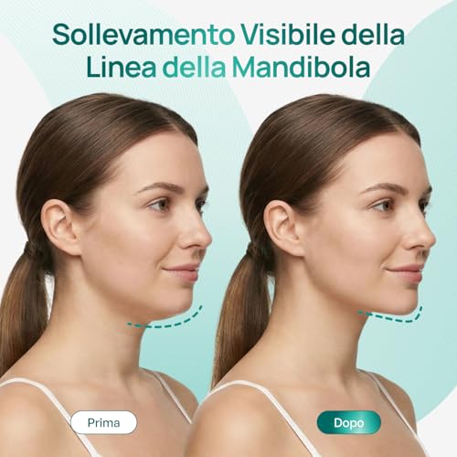 PLANTIFIQUE Double Chin Belt Face V-Line | Firming Masks for a Sculpted and Toned Face Contour | Natural Solution for a Young and Fresh Look | 5 Masks