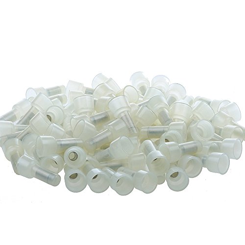 AIRIC 100pcs 16-14AWG Nylon Closed End Connectors Crimp Cap Wire Terminals