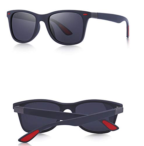 Yunlong Driving Polarized Sunglasses for Men Aluminum Mens Sunglasses Driving Rectangular Sun Glasses For Men/Women (Blue Grey)