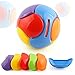E-SCENERY Piggy Bank Puzzle Ball, Spherical Coin Bank Children's Gift Assembling Ball Building Block Educational Toys Gifts