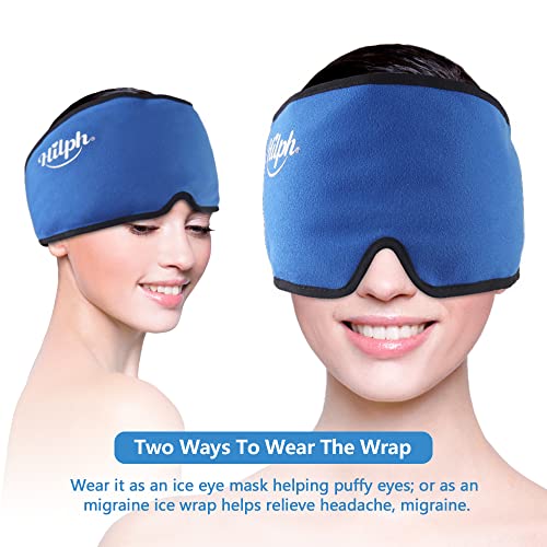 Hilph®Head Ice Pack for Migraine Relief Ice Head Wrap, Reusable