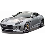 streetfire Jaguar F Type R in silver 1:43 scale model from Bburago