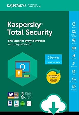 Kaspersky Total Security ESD - 3 Device [PC/Mac Online Code]