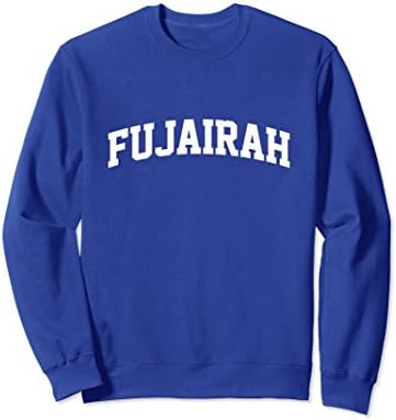 Unisex Fujairah Retro Arch Sweatshirt Medium Royal Blue