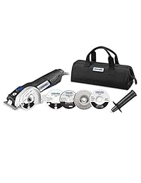 Dremel US40 Kit de sierra circular de 7,5 Amp de 4 pulgadas con cable ultravioleta (renovado)