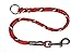 EzyDog Standard 24-Inch Rope Dog Leash Extension - Reflective Trim for Nighttime Safety - Add 2 for Walking 2 Dogs Tangle Free with Our Cujo Leashes (24”, Red)