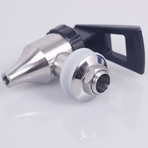 Lyty 304 Stainless Steel Beverage Dispenser Spigot/Faucet/Tap (Polished Finish, Press and Hold Spring Valve Valve) Fits 5/8" or 16mm opening